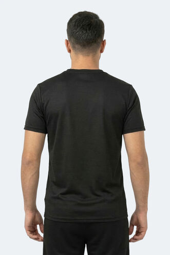 Slazenger KAYDA Erkek Siyah Tişört - Thumbnail