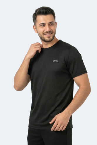 Slazenger KAYDA Erkek Siyah Tişört - Thumbnail