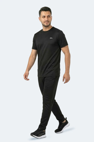 Slazenger KAYDA Erkek Siyah Tişört - Thumbnail