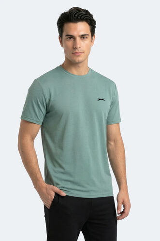 Slazenger KAYDA Erkek Yeşil Tişört - Thumbnail