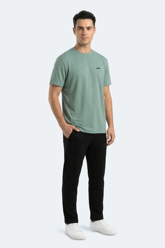 Slazenger KAYDA Erkek Yeşil Tişört - Thumbnail