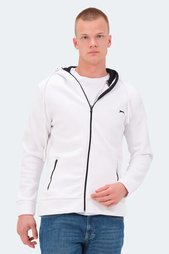 Slazenger KAYIN Men's Sweatshirt White - Thumbnail