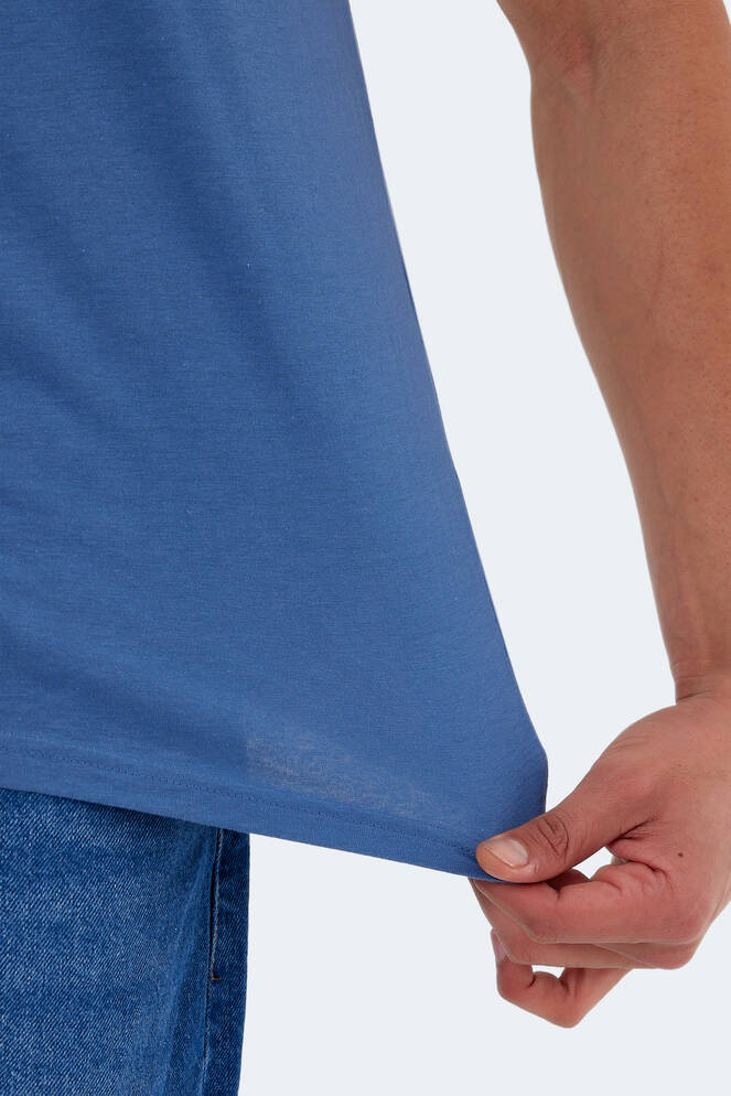 Slazenger KAYLEY Erkek Kısa Kollu T-Shirt Indigo