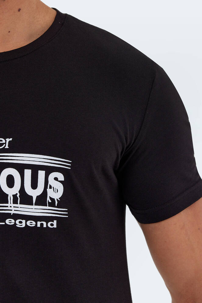 Slazenger KAYLEY Erkek Kısa Kollu T-Shirt Siyah