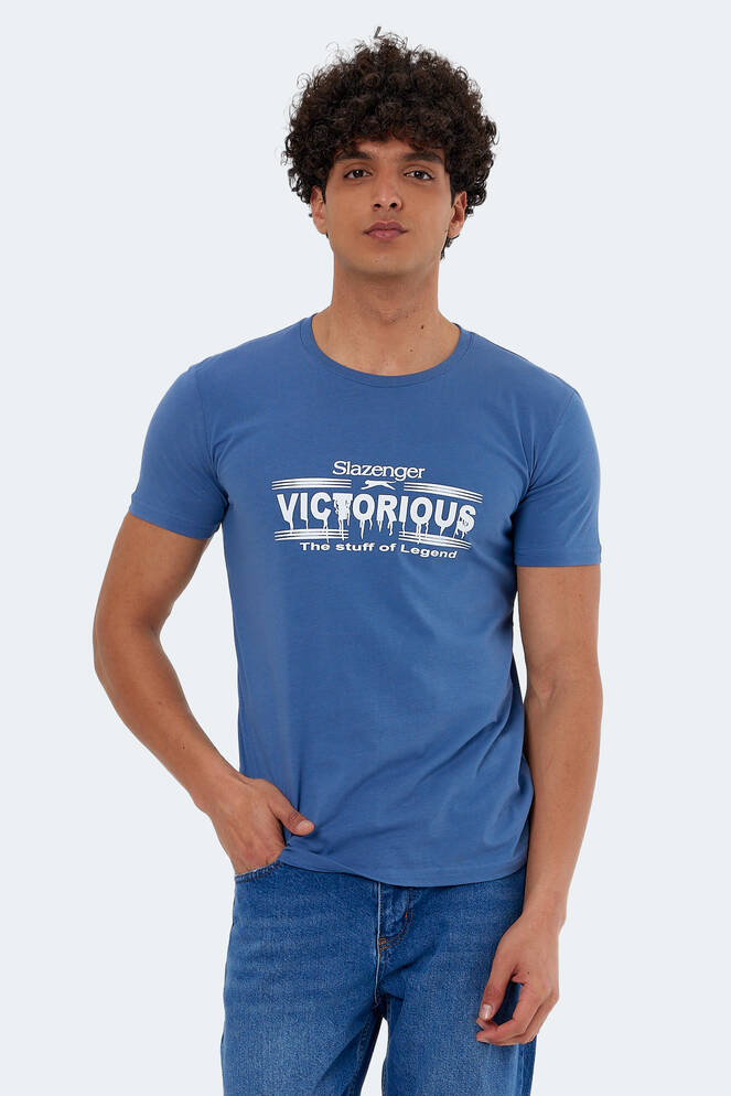 Slazenger KAYLEY Men's Short Sleeve T-Shirt Indigo