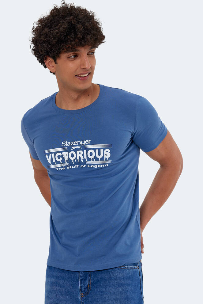 Slazenger KAYLEY Men's Short Sleeve T-Shirt Indigo