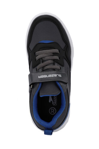 Slazenger KAZUE Sneaker Unisex Çocuk Ayakkabı Koyu Gri - Thumbnail