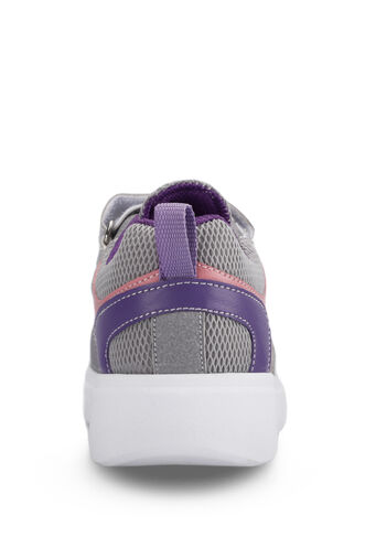 Slazenger KAZUE Sneaker Girls Children's Shoes Gray - Pink - Thumbnail