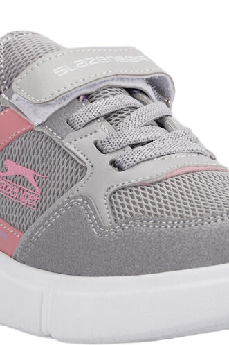 Slazenger KAZUE Sneaker Girls Children's Shoes Gray - Pink - Thumbnail