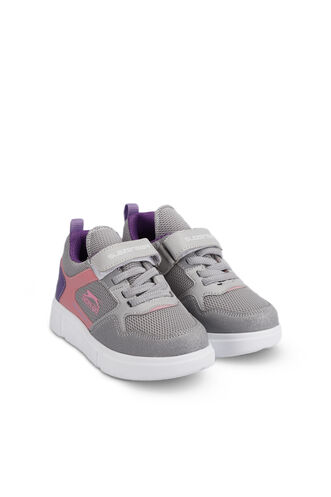 Slazenger KAZUE Sneaker Girls Children's Shoes Gray - Pink - Thumbnail