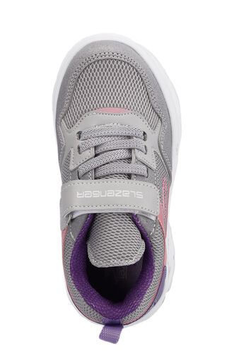 Slazenger KAZUE Sneaker Girls Children's Shoes Gray - Pink - Thumbnail