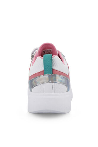 Slazenger KAZUE Sneaker Girls Children's Shoes White - Pink - Thumbnail