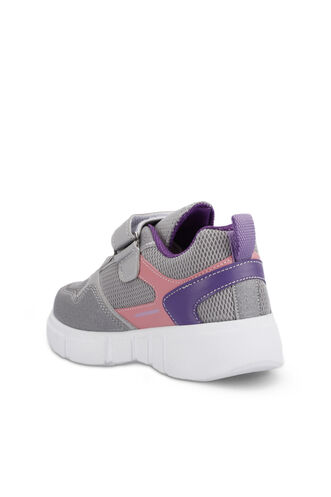 Slazenger KAZUE Sneaker Girls Children's Shoes Gray - Pink - Thumbnail
