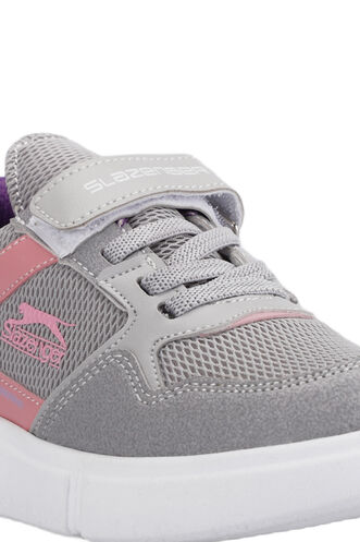 Slazenger KAZUE Sneaker Girls Children's Shoes Gray - Pink - Thumbnail