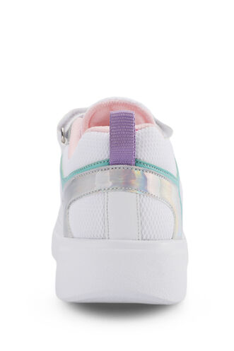 Slazenger KAZUE Sneaker Girls Children's Shoes White - Pink - Thumbnail