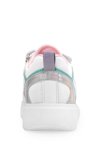 Slazenger KAZUE Sneaker Girls Children's Shoes White - Pink - Thumbnail