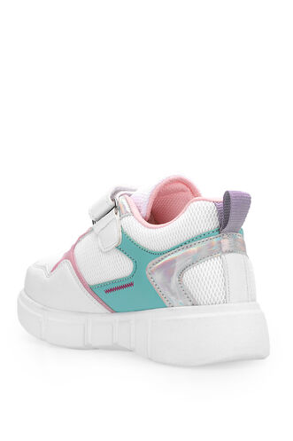 Slazenger KAZUE Sneaker Kız Çocuk Ayakkabı Beyaz - Pembe - Thumbnail