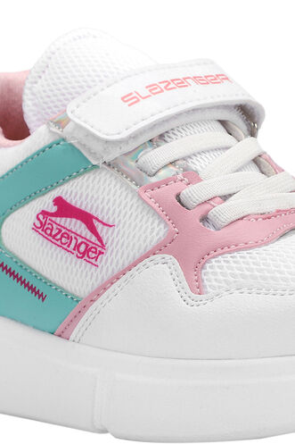 Slazenger KAZUE Sneaker Kız Çocuk Ayakkabı Beyaz - Pembe - Thumbnail