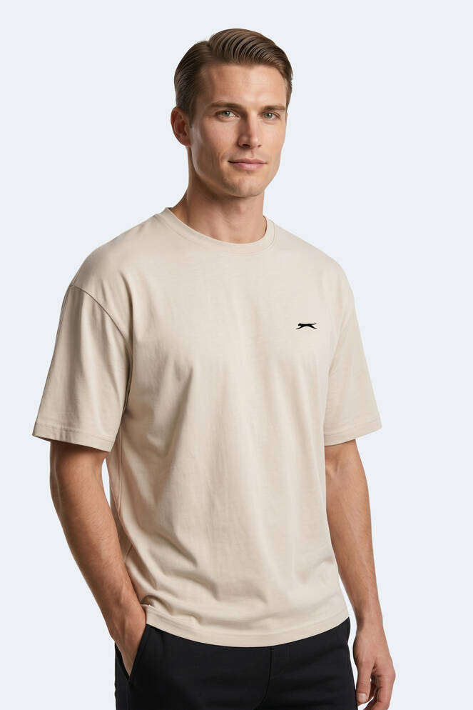 Slazenger KEANE Erkek Bej Tişört