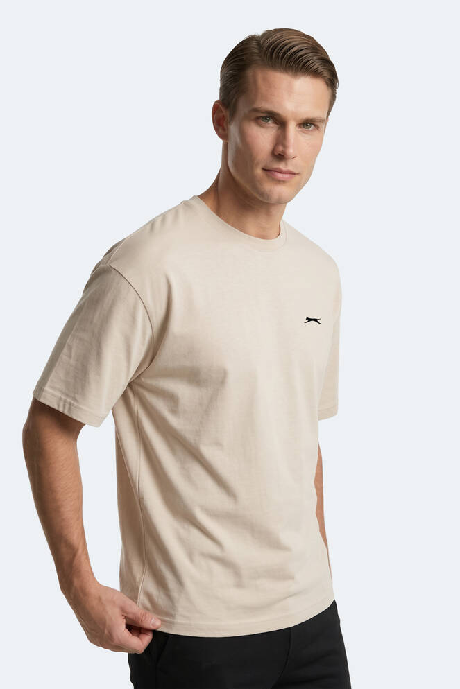 Slazenger KEANE Erkek Bej Tişört