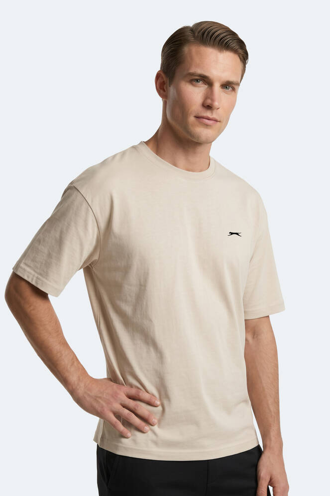 Slazenger KEANE Erkek Bej Tişört