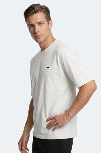 Slazenger KEANE Erkek Beyaz Tişört - Thumbnail