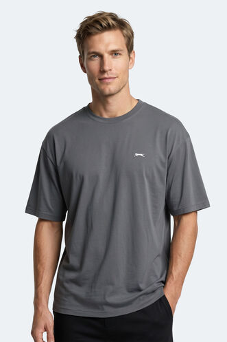 Slazenger - Slazenger KEANE Erkek Gri Tişört