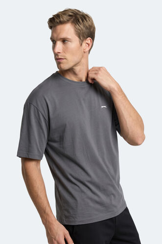 Slazenger KEANE Erkek Gri Tişört - Thumbnail