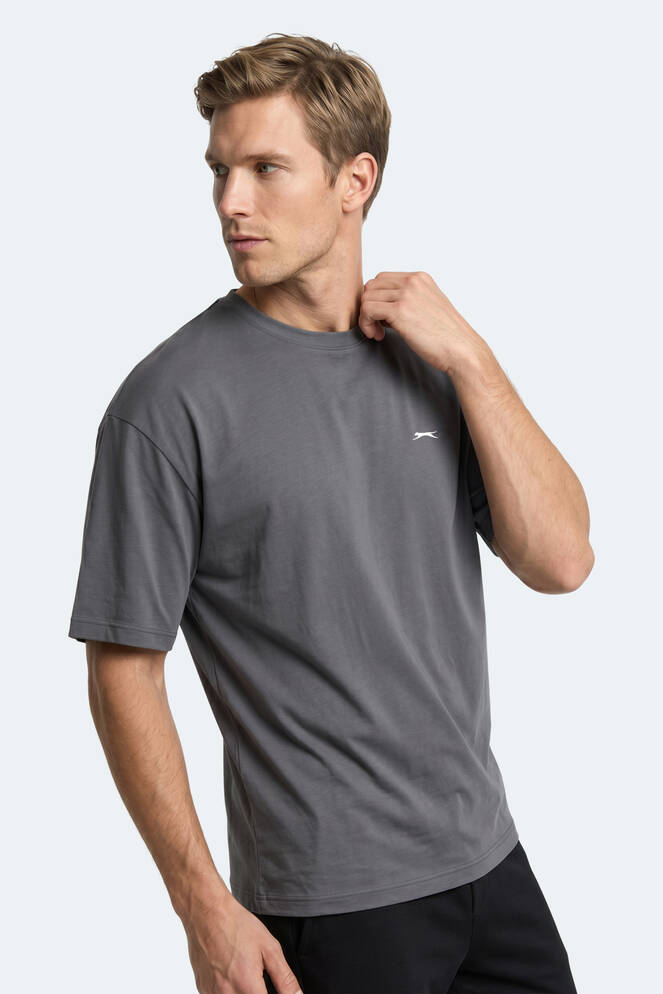 Slazenger KEANE Erkek Gri Tişört