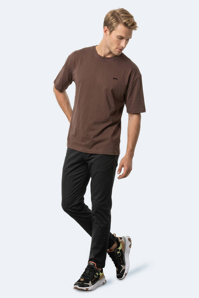 Slazenger KEANE Erkek Kahve Tişört