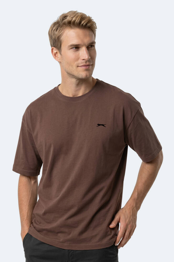 Slazenger KEANE Erkek Kahve Tişört