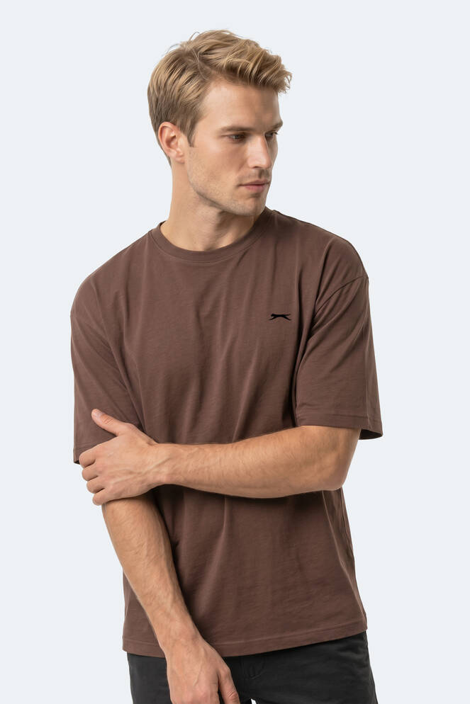 Slazenger KEANE Erkek Kahve Tişört