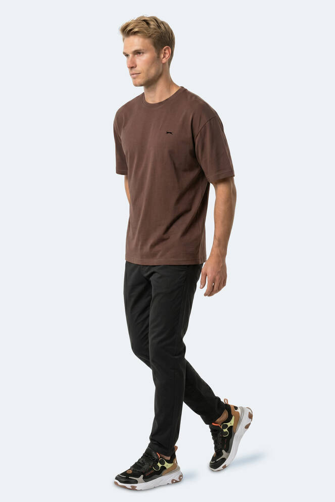 Slazenger KEANE Erkek Kahve Tişört