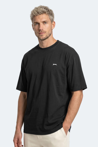 Slazenger - Slazenger KEANE Erkek Siyah Tişört
