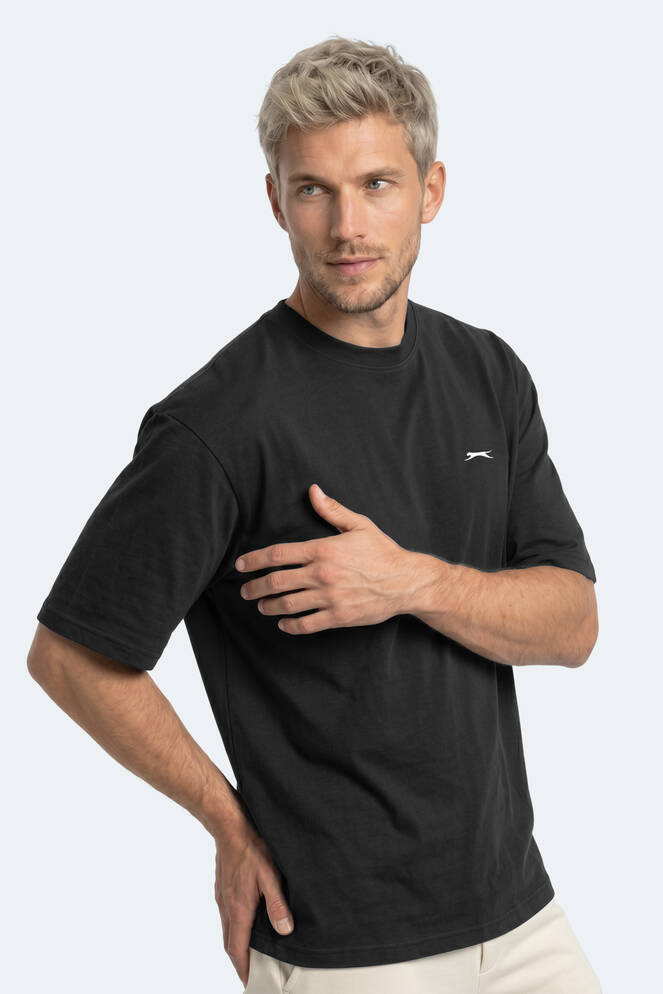 Slazenger KEANE Erkek Siyah Tişört