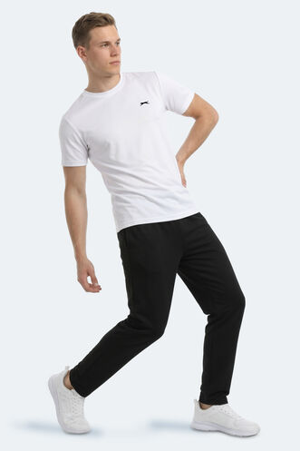 Slazenger KEANU Erkek Beyaz Tişört - Thumbnail
