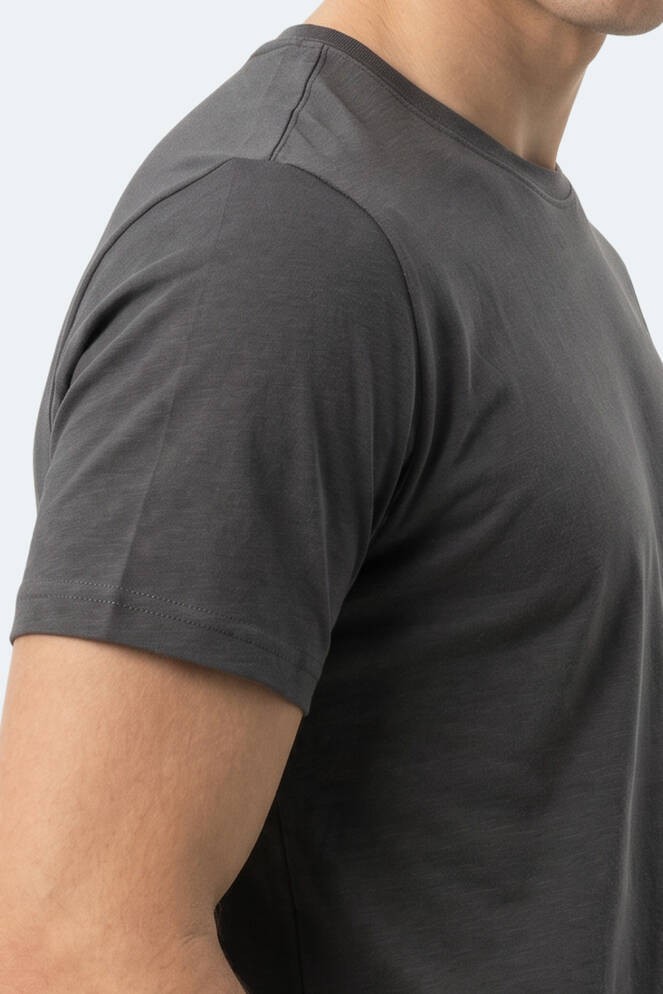 Slazenger KEANU Erkek Koyu Gri Tişört