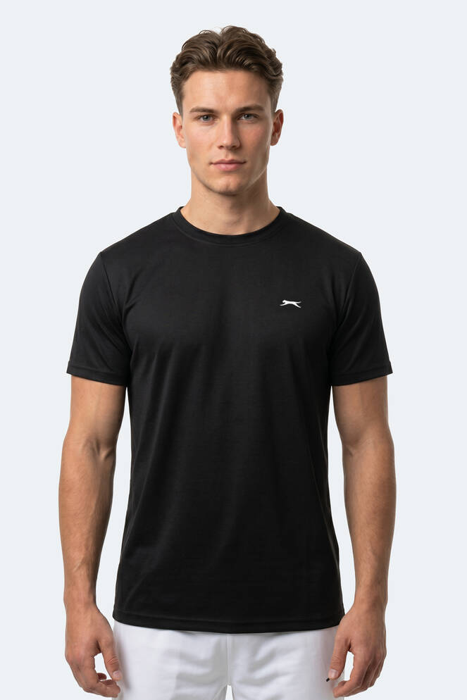 Slazenger KEANU Erkek Siyah Tişört