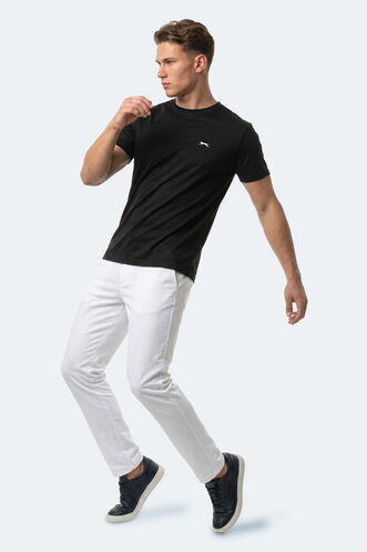 Slazenger KEANU Erkek Siyah Tişört - Thumbnail