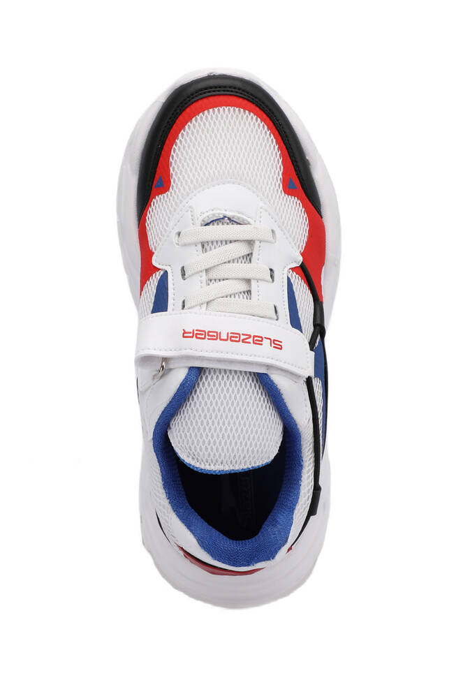 Slazenger KEKOA Sneaker Erkek Çocuk Ayakkabı Beyaz - Saks Mavi