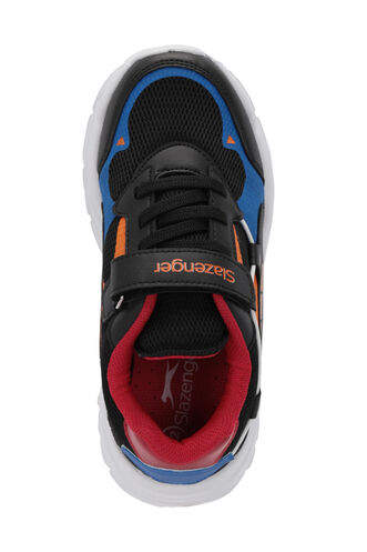 Slazenger KEKOA Sneaker Erkek Çocuk Ayakkabı Siyah - Mavi - Thumbnail