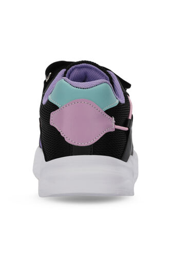 Slazenger KEKOA Sneaker Girl Child Shoes Black - Purple - Thumbnail
