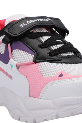 Slazenger KEKOA Sneaker Kız Çocuk Ayakkabı Beyaz - Pembe - Thumbnail