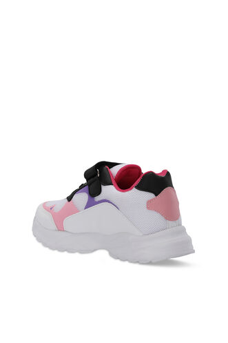 Slazenger KEKOA Sneaker Kız Çocuk Ayakkabı Beyaz - Pembe - Thumbnail
