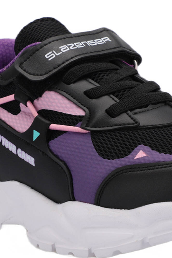 Slazenger KEKOA Sneaker Kız Çocuk Ayakkabı Siyah - Mor