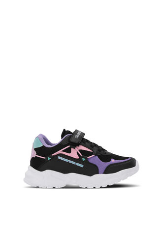 Slazenger - Slazenger KEKOA Sneaker Kız Çocuk Ayakkabı Siyah - Mor
