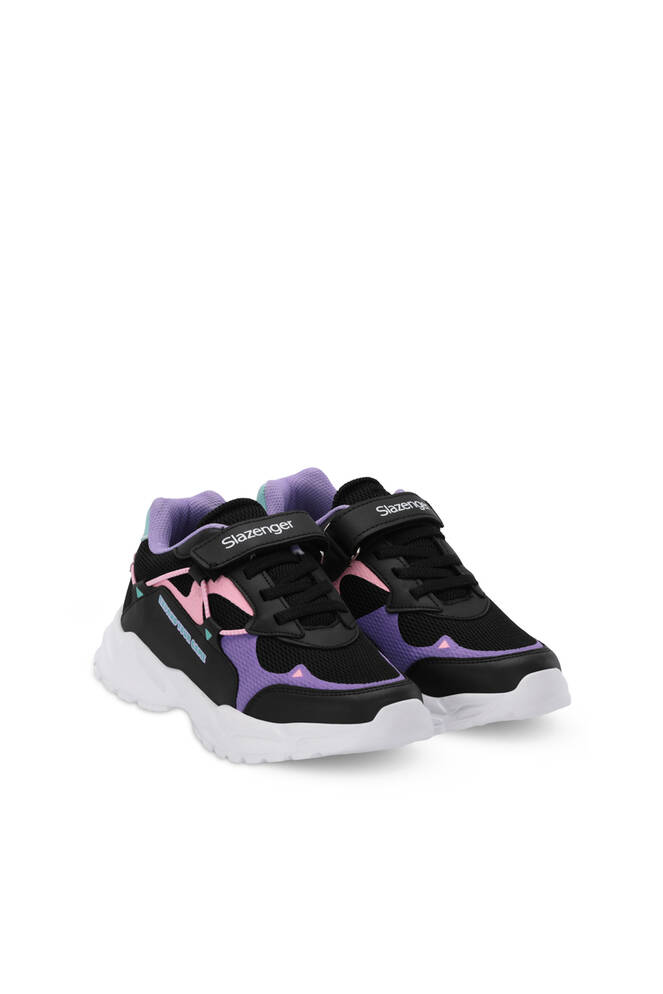 Slazenger KEKOA Sneaker Kız Çocuk Ayakkabı Siyah - Mor