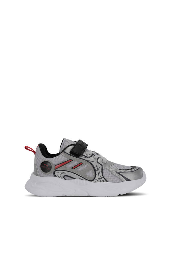 Slazenger KELSY Erkek Çocuk Gri / Kırmızı Günlük Spor Ayakkabısı