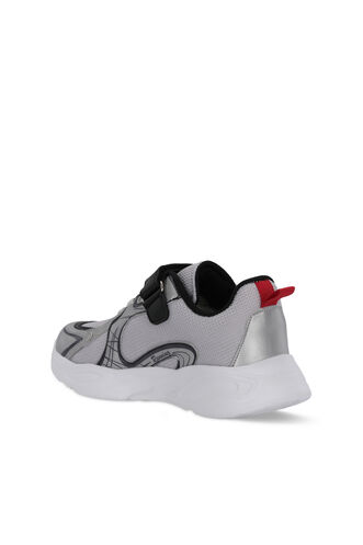 Slazenger KELSY Erkek Çocuk Gri / Kırmızı Günlük Spor Ayakkabısı - Thumbnail