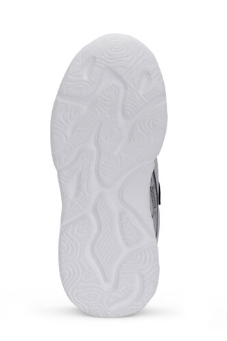 Slazenger KELSY Erkek Çocuk Gri / Kırmızı Günlük Spor Ayakkabısı - Thumbnail